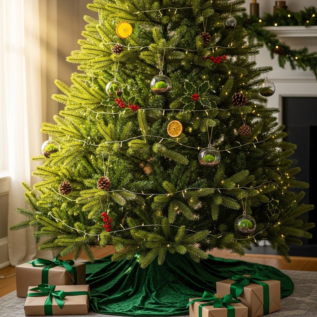 Make your holiday eco-friendly by choosing, decorating, and disposing of your Christmas tree with sustainability in mind.