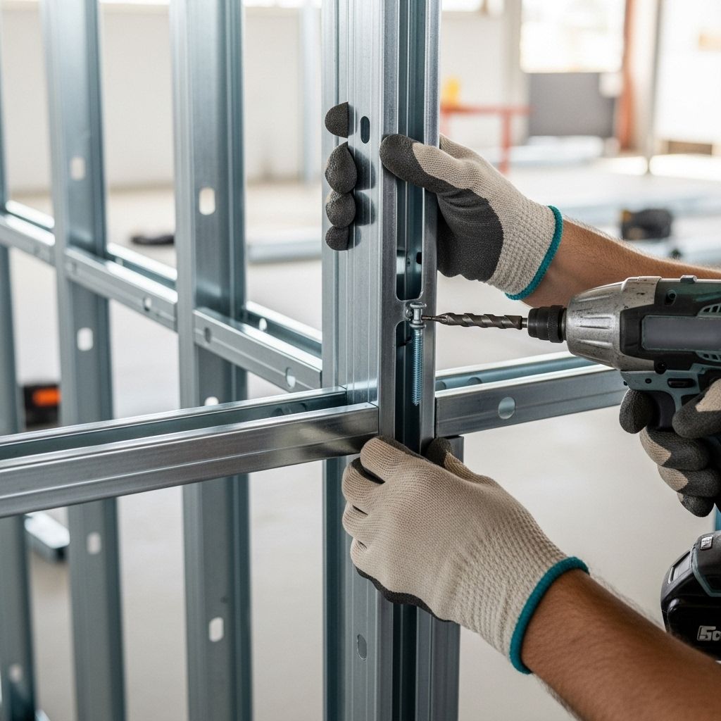 Proven framing methods deliver straight, moisture-resistant partitions without warping.