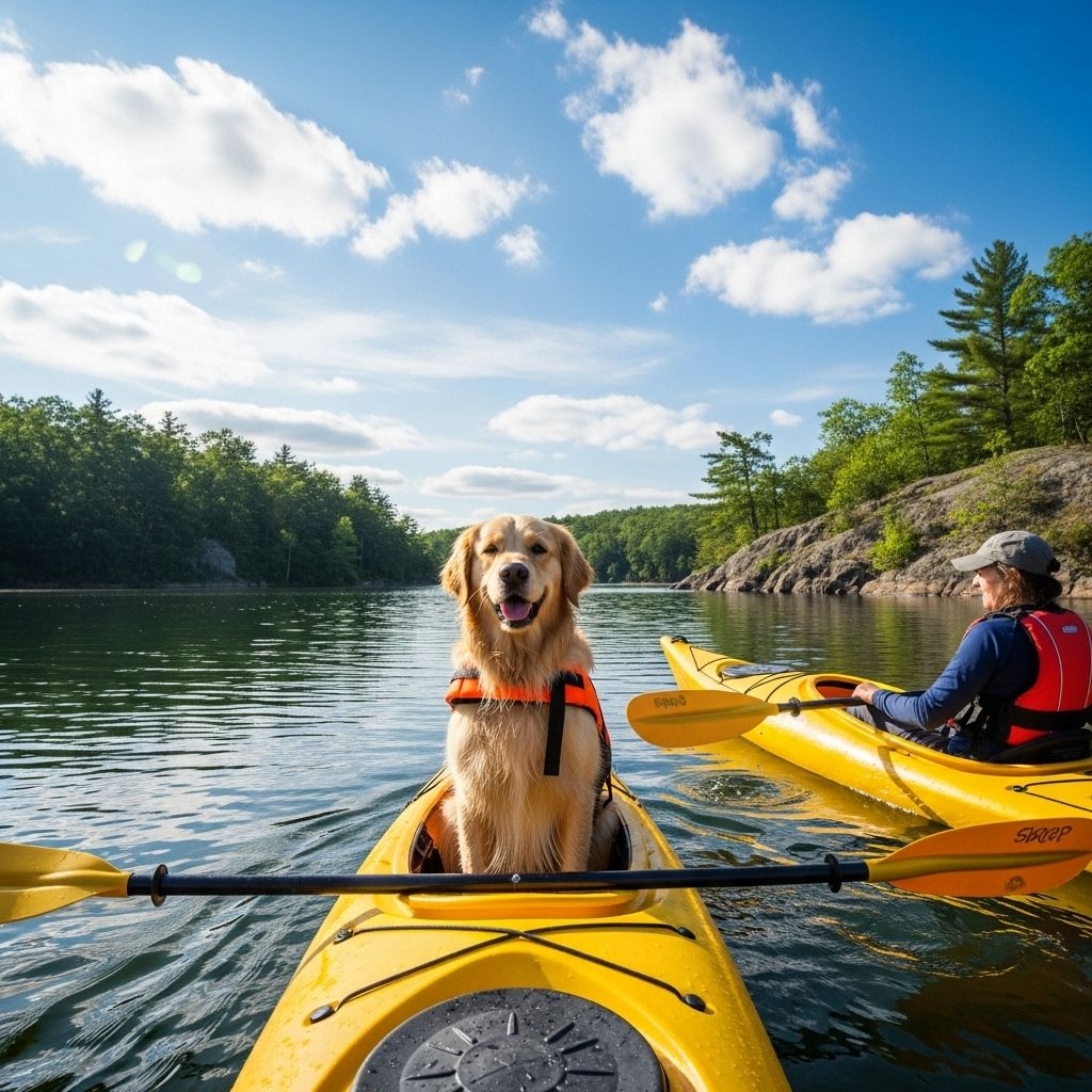 How to Kayak With Your Dog: A Complete Guide to Safe and Joyful Adventures Slow land introductions and secure padded gear set the stage for calm paddles.