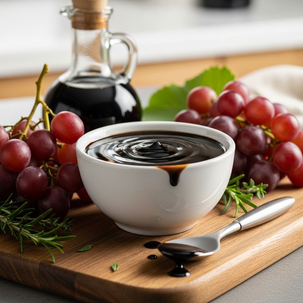 A simple vinegar reduction that adds gourmet flair to everything from salads to desserts.