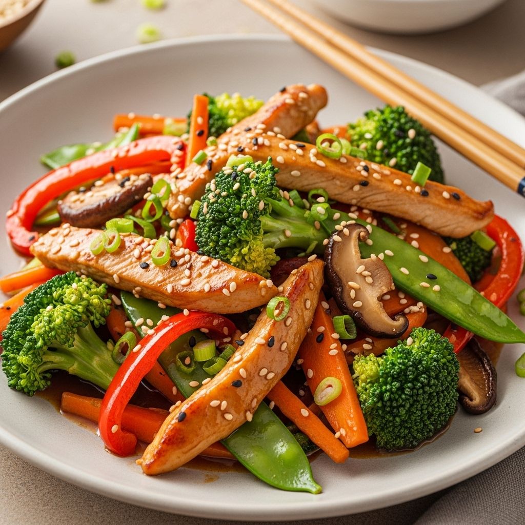 Savor vibrant flavors and tender protein with crisp veggies in every quick skillet meal.