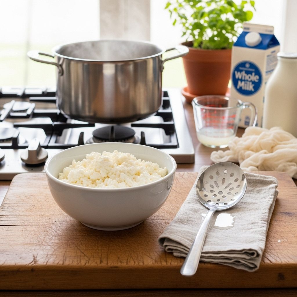 Experience the delight of crafting fresh, silky curds that enhance every dish.