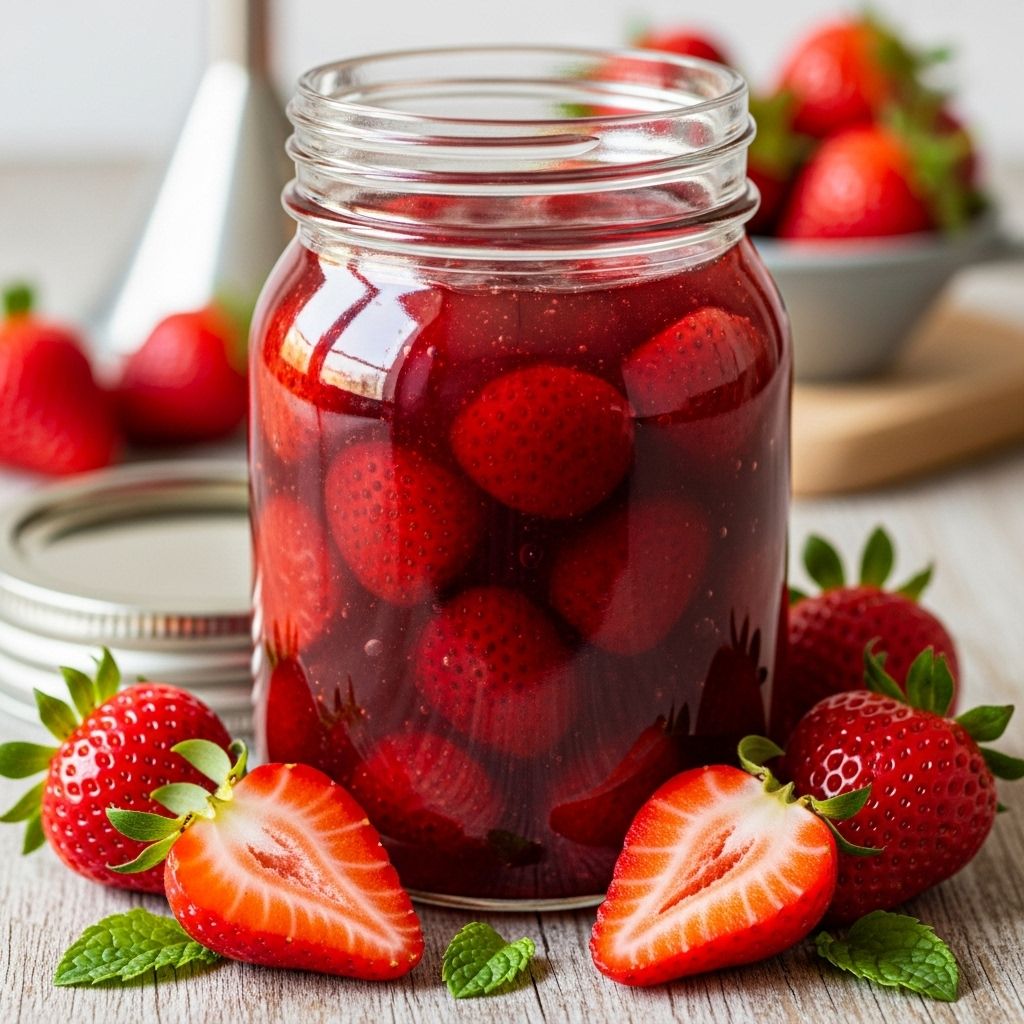 Ripe berries become bright, soft-set preserves for fresh flavor year-round.