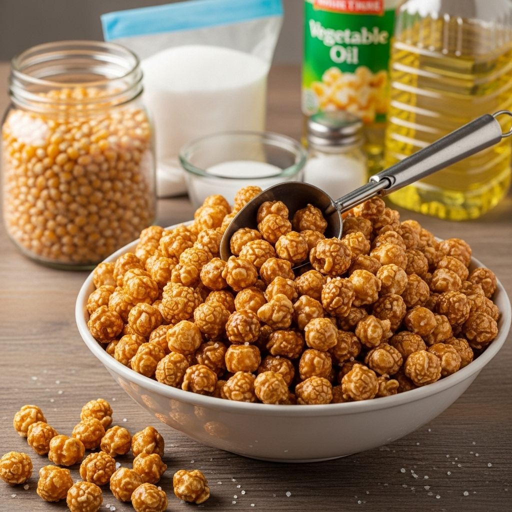 Master a homemade batch of perfectly caramelized popcorn with just pantry basics.