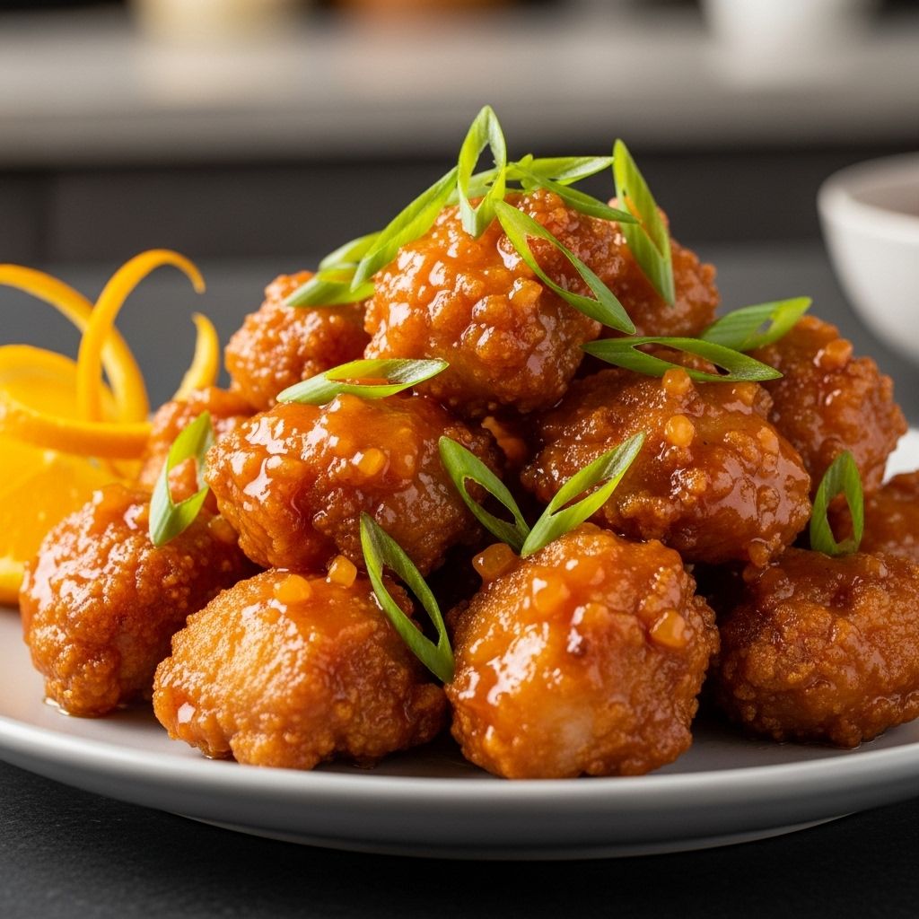Tender morsels bathed in a zesty citrus glaze deliver restaurant-quality taste at home.