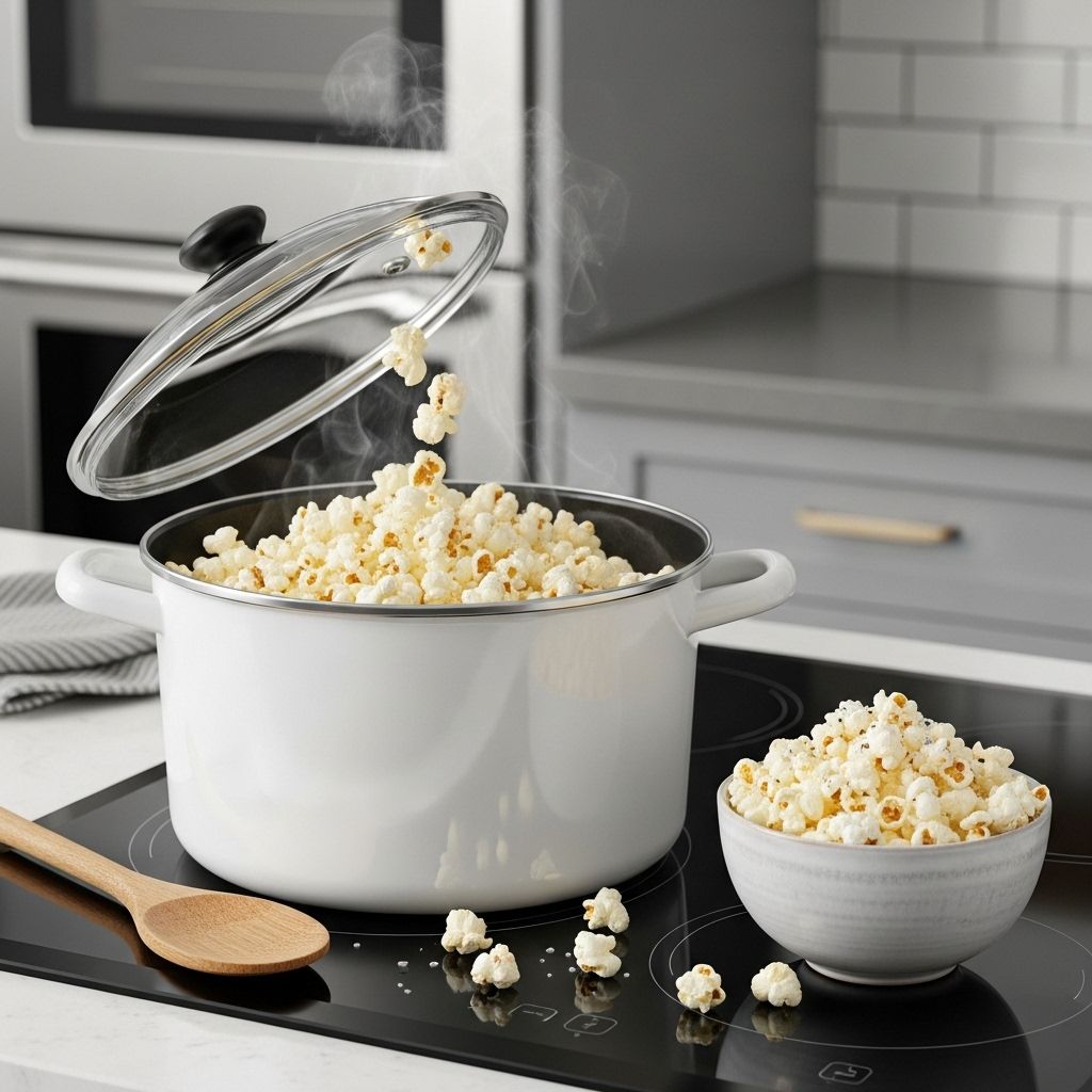 Master a crunchy homemade treat with simple pot-shaking methods and bold seasoning twists.