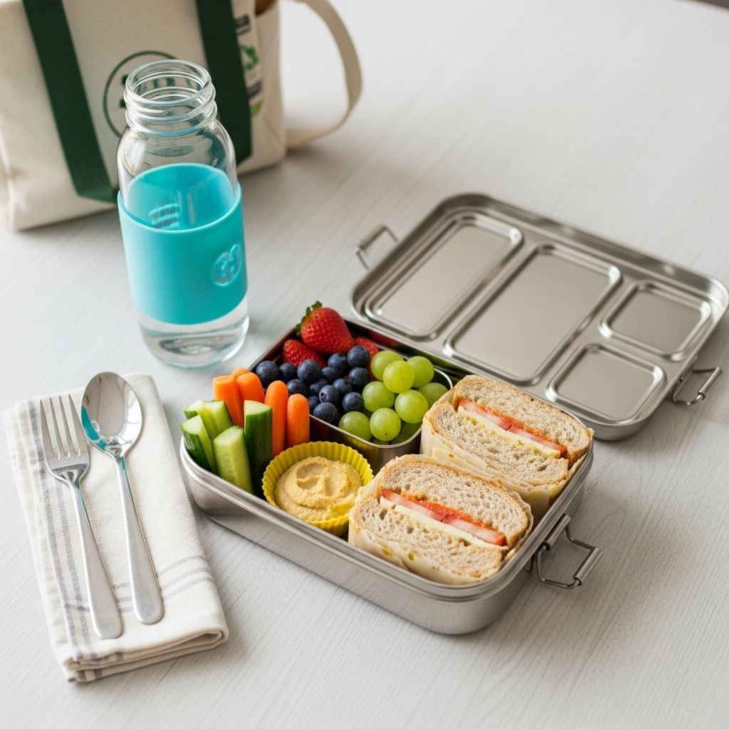 Discover practical strategies and sustainable swaps to create healthy, waste-free school lunches every day.