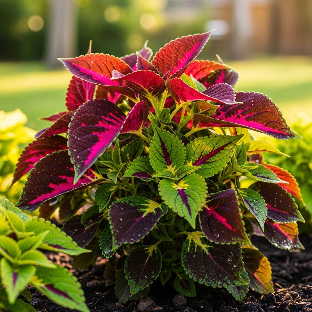 Vibrant foliage shows its true colors when soil, light, and moisture are balanced.