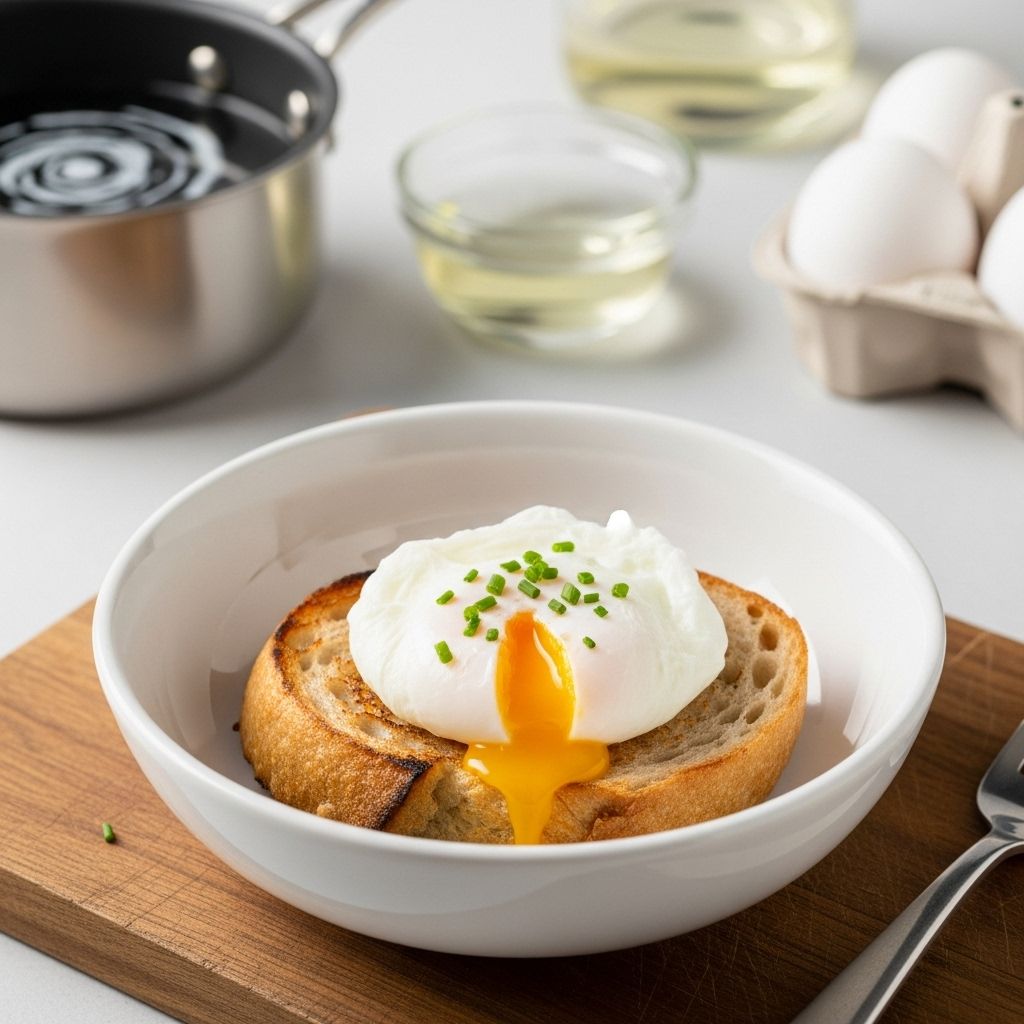 Precision and patience yield brunch-ready eggs with velvety whites and runny centers.