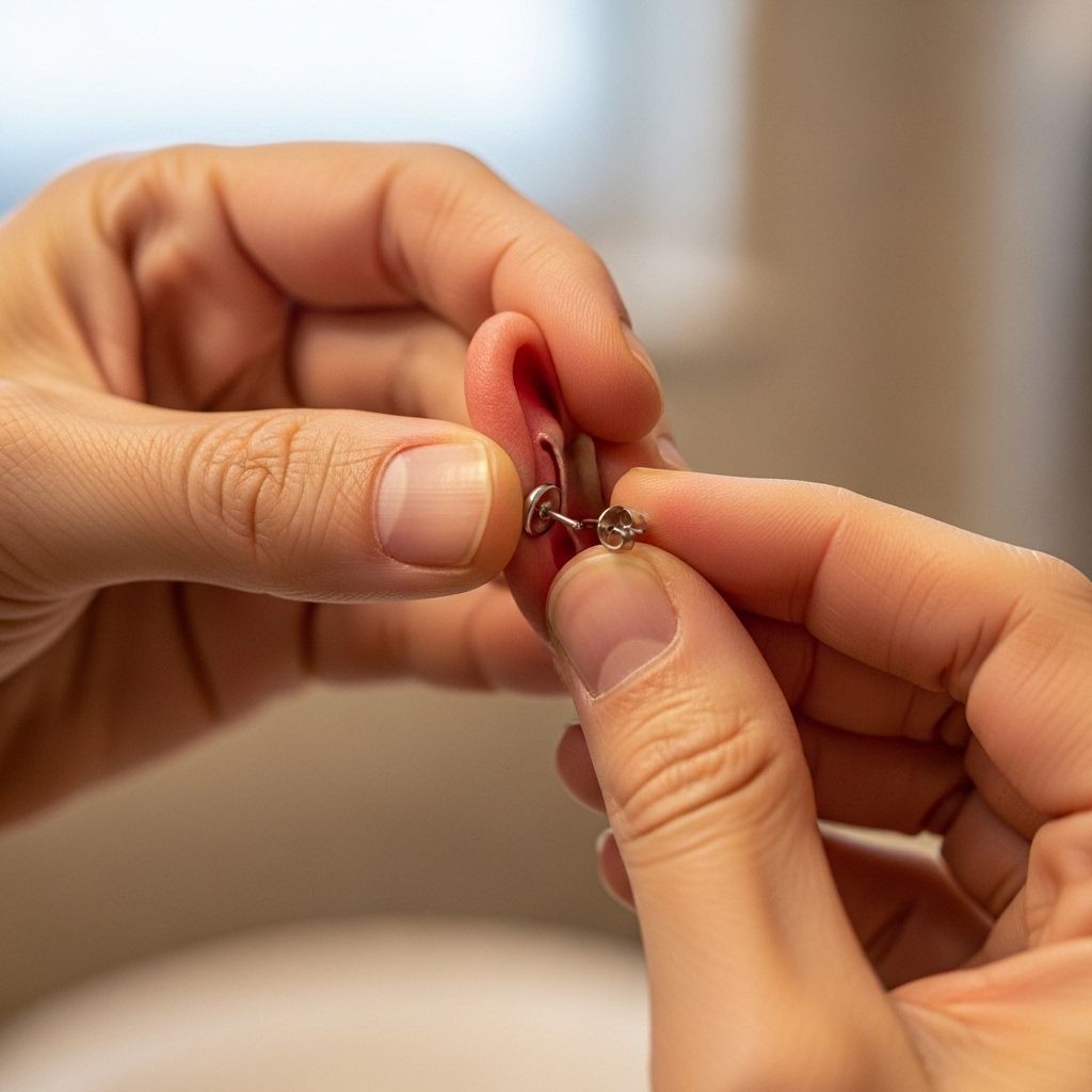 Expert tips and a detailed guide to removing your starter earrings safely, understanding piercing aftercare, and caring for your lobes.