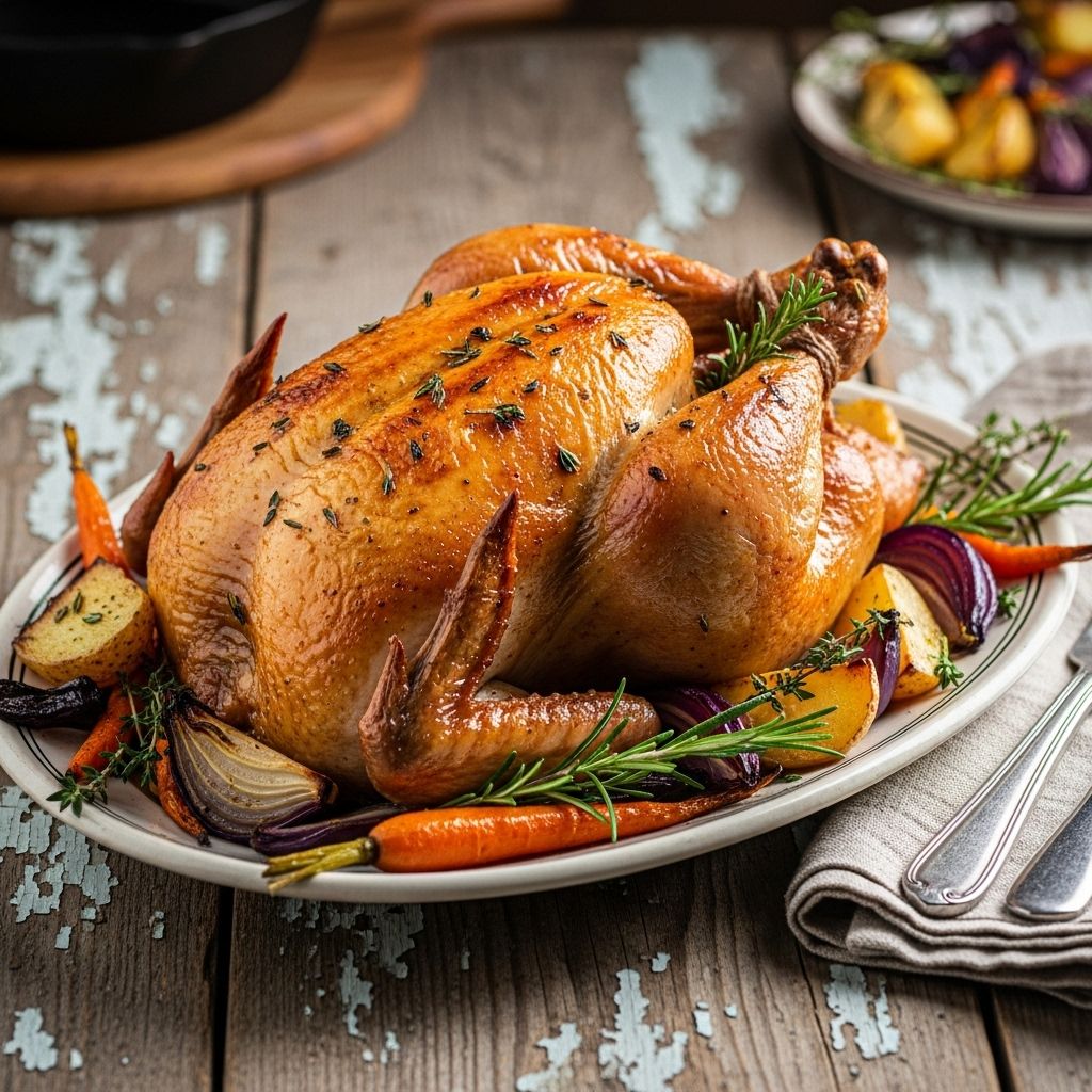 Juicy meat and crackling skin come together in a fuss-free roasting method.