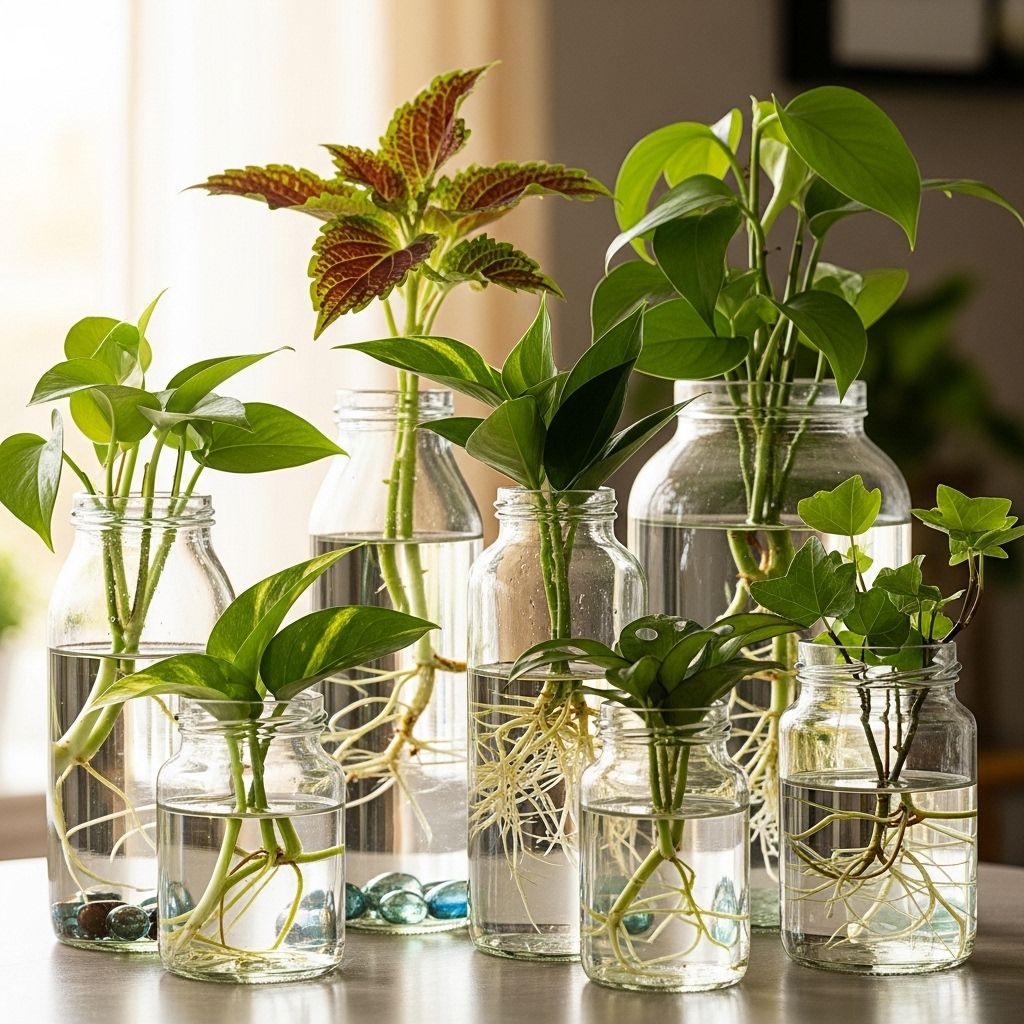 Watch roots unfurl in clear vases and create eye-catching botanical displays at home.