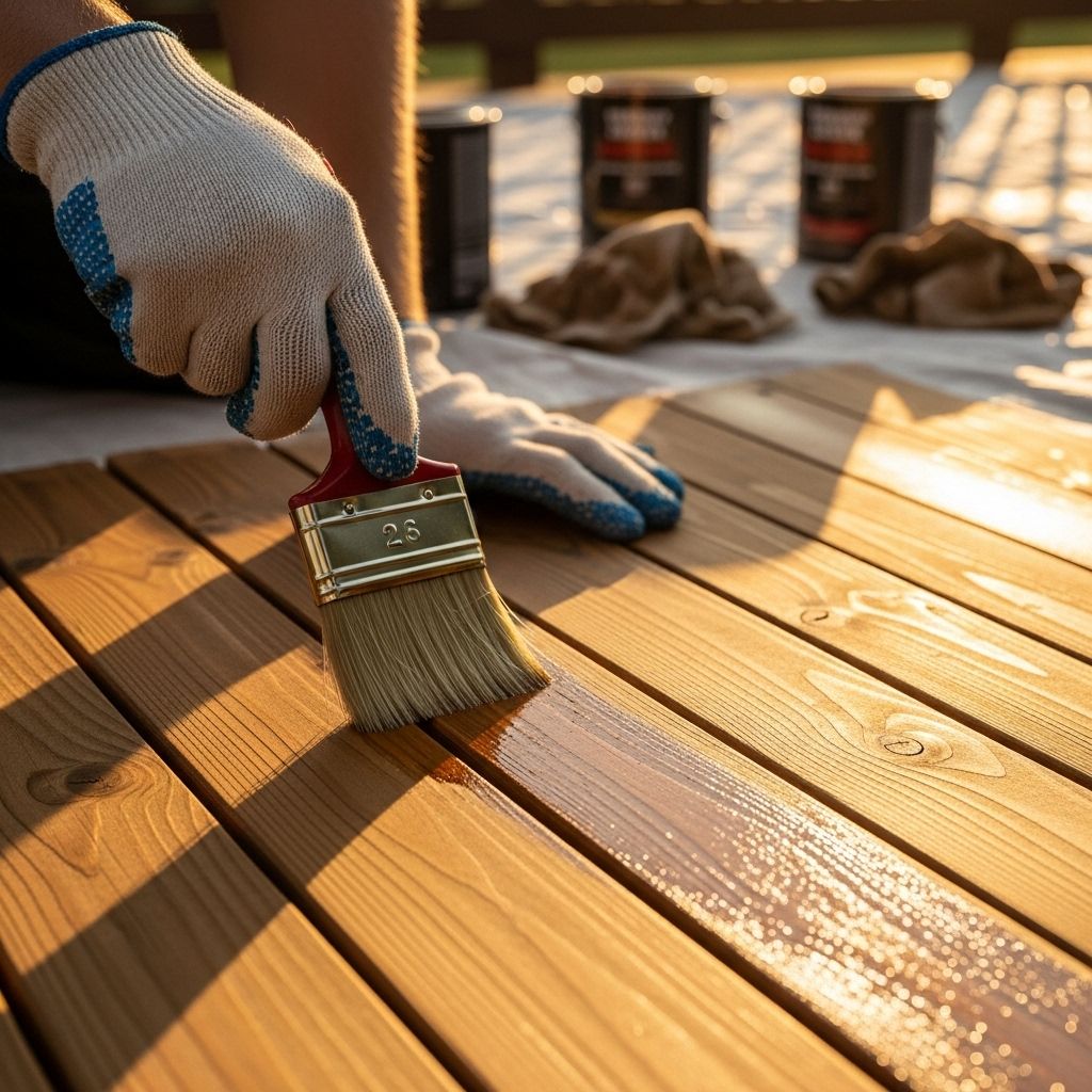 Protect wood from moisture and UV damage while boosting its natural look all year long.