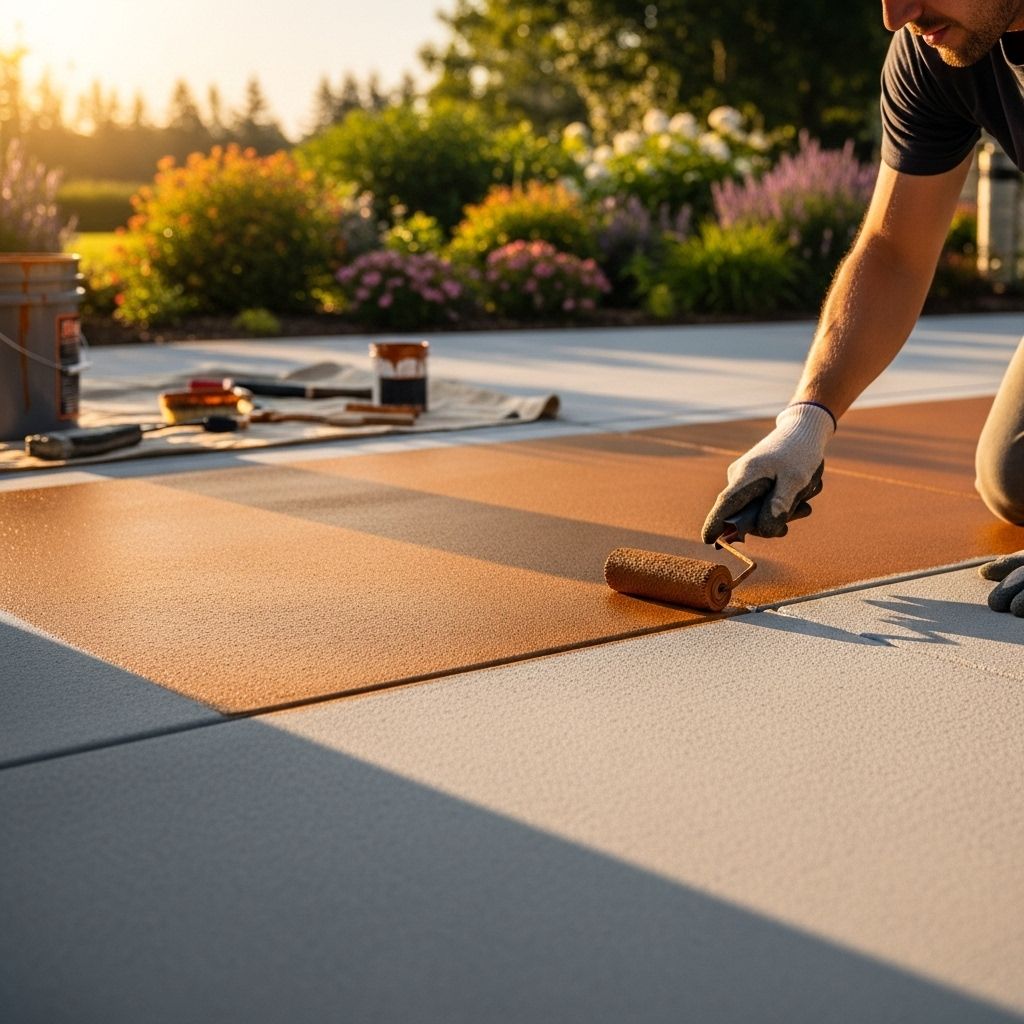 Transform plain slabs into vibrant, weatherproof areas that last season after season.
