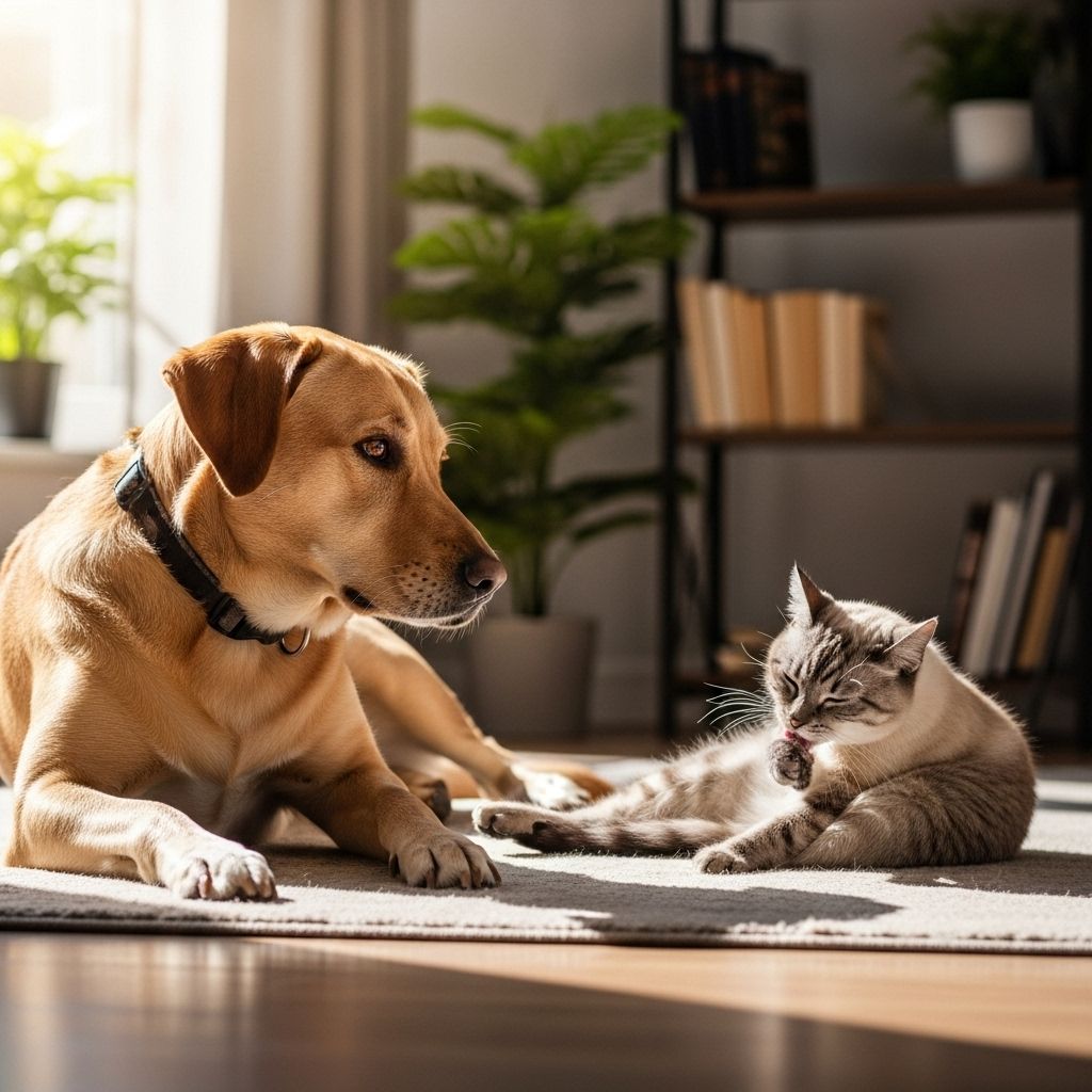 Practical strategies to ease tension and build trust between your dog and cat companions.