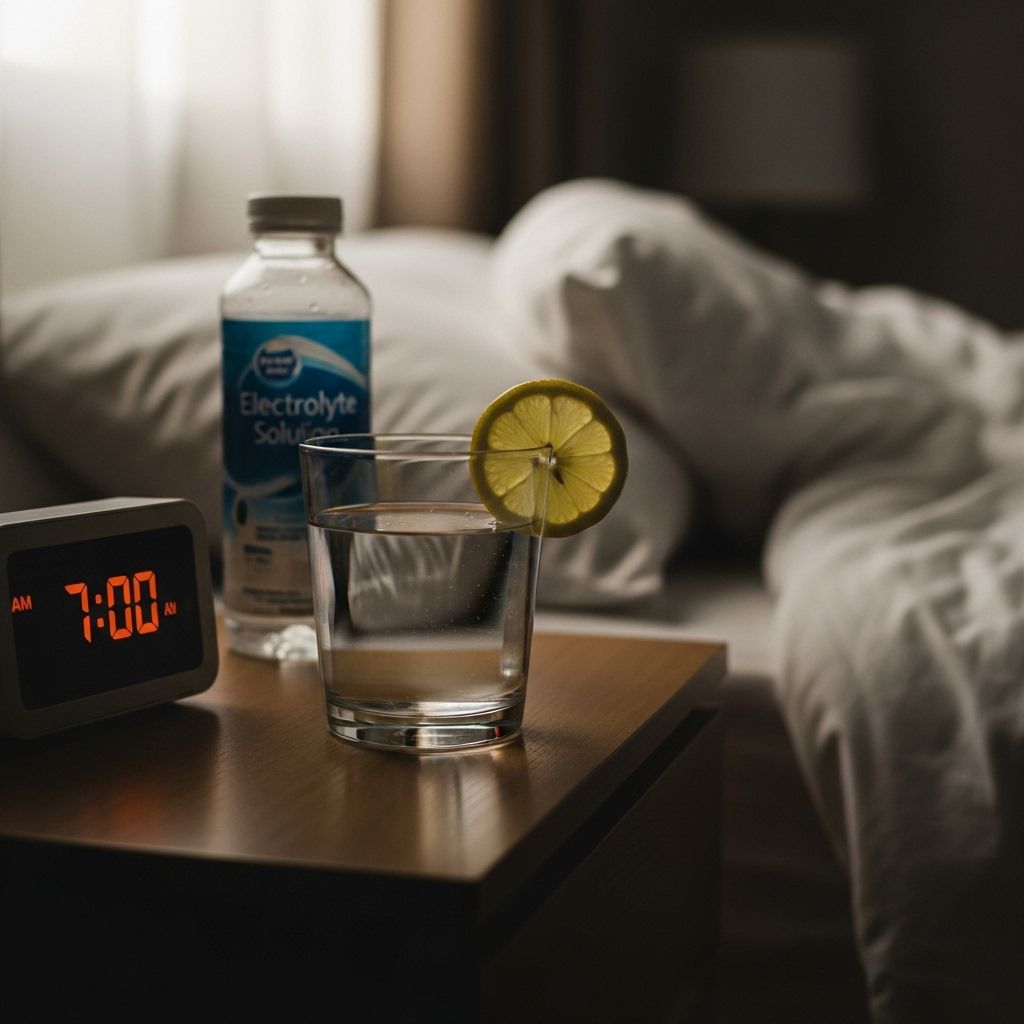 Gentle hydration and nourishing foods help your body bounce back after a rough night.