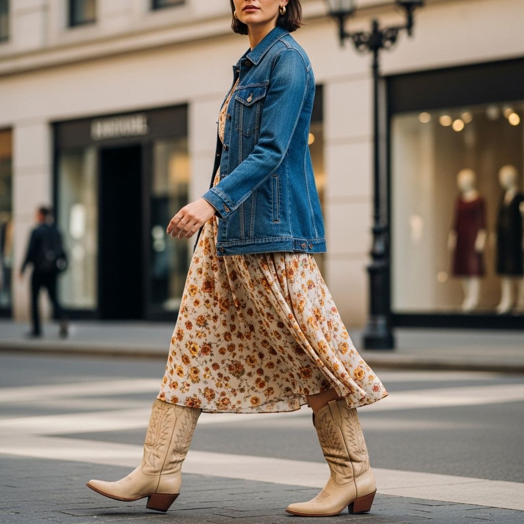 Unlock the versatility of cowboy boots with outfit ideas for every season and style—where Western cool meets high-fashion creativity.