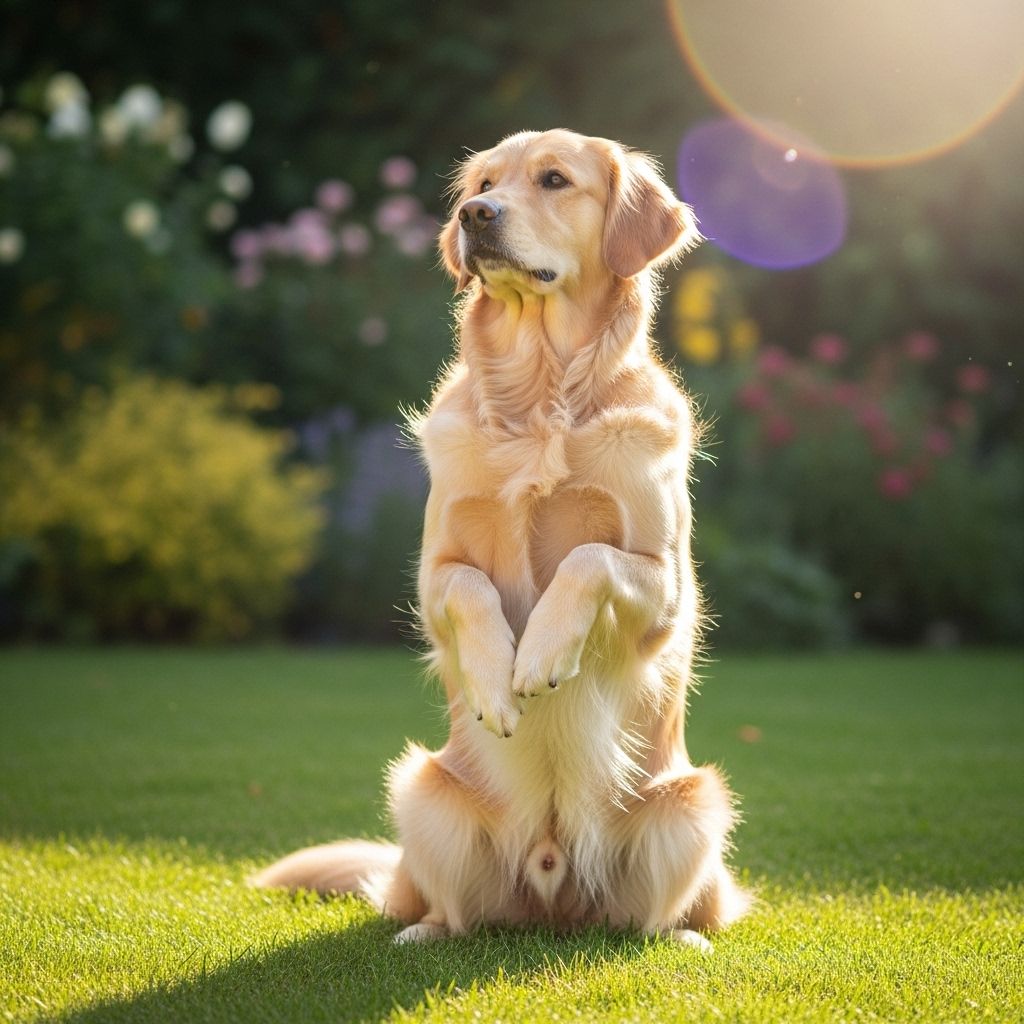 Fun trick that strengthens your pet’s core and promotes steadier posture with play.
