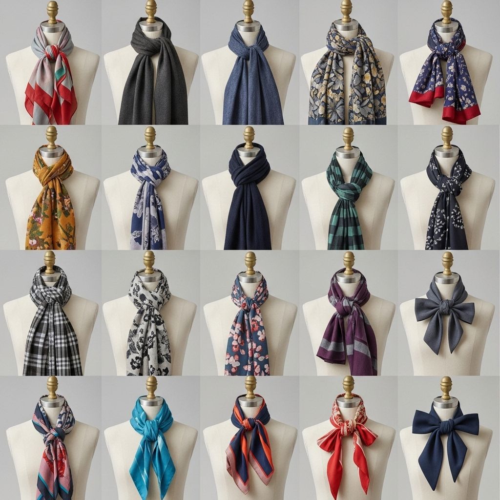 The Ultimate Guide to Tying a Scarf: 19 Chic Styles for Every Season Master 19 essential scarf-tying techniques—from timeless knots to trending wraps—to elevate your outfits in any season.