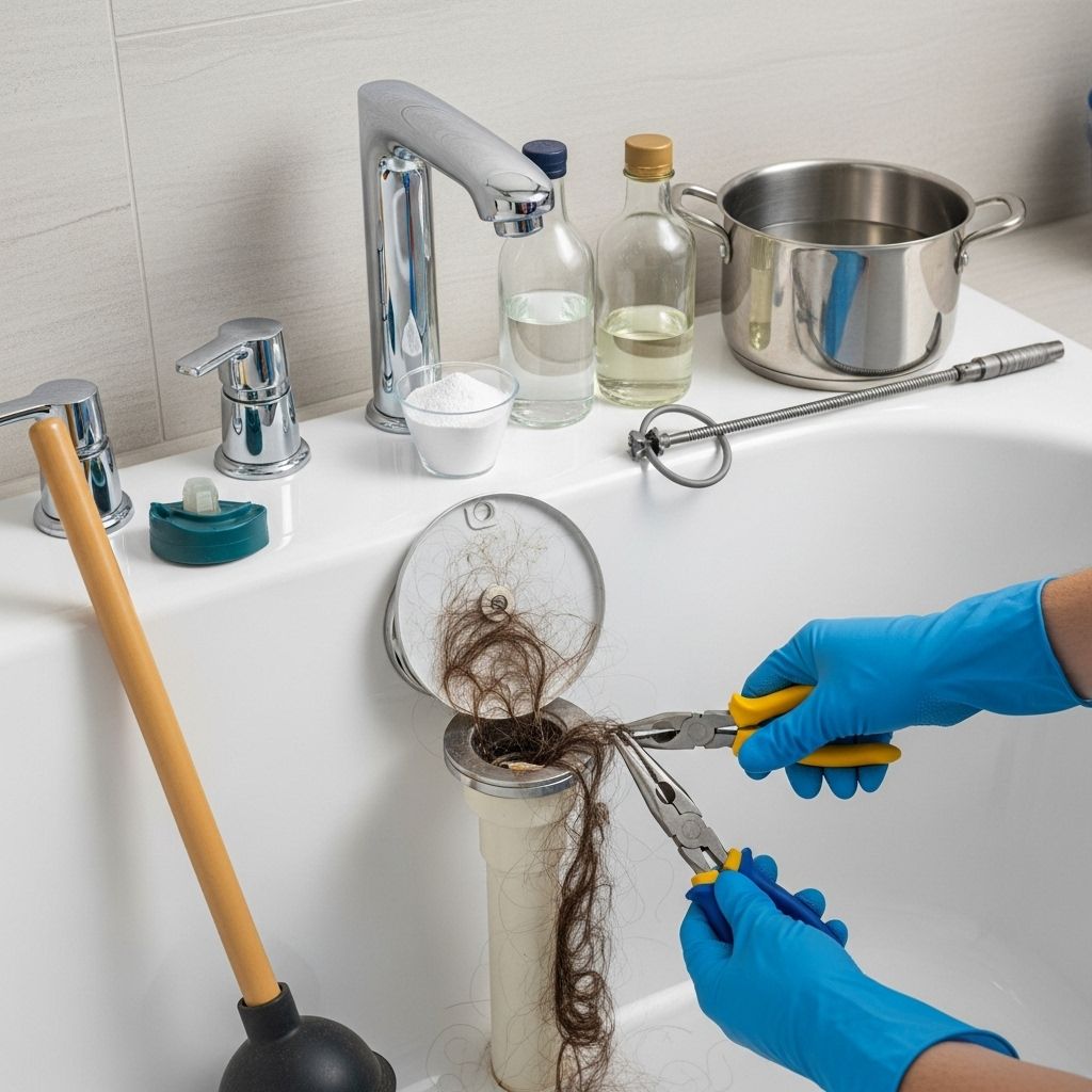 How To Unclog A Bathtub Drain Without Chemicals In 6 Steps Simple, eco-friendly solutions to get your sluggish tub draining properly again