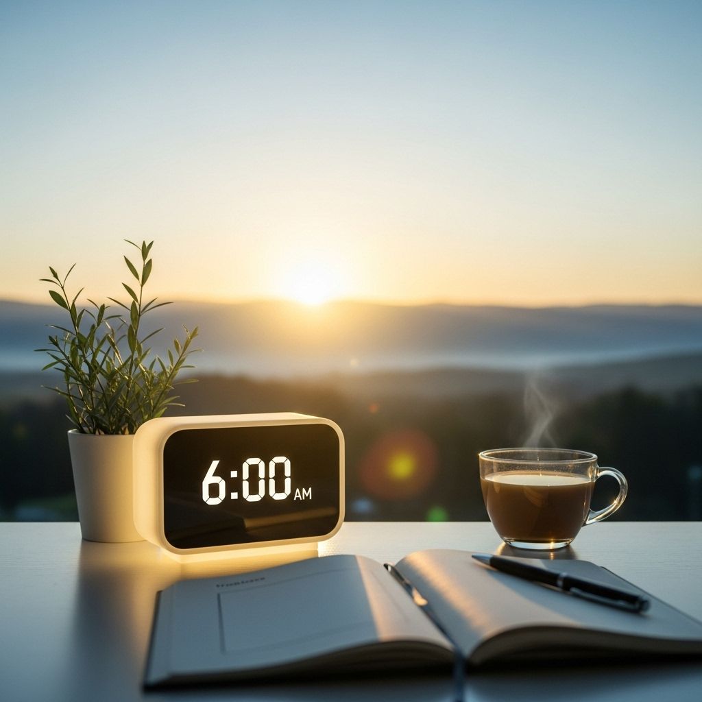 How to Wake Up Early: Strategies to Become a Morning Person Transform your day by syncing habits with your body’s clock and embracing natural energy.