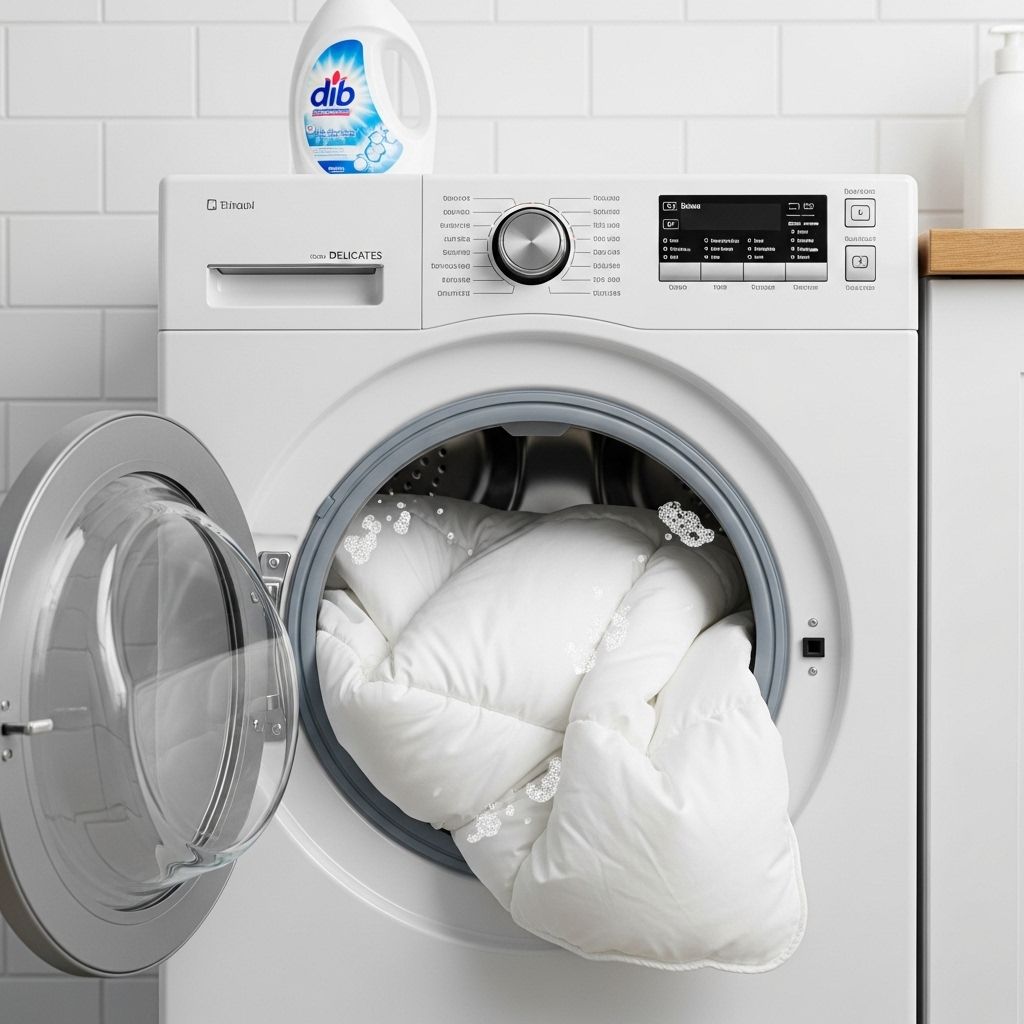 Expert tricks and gentle methods keep your comforter looking and feeling like new.