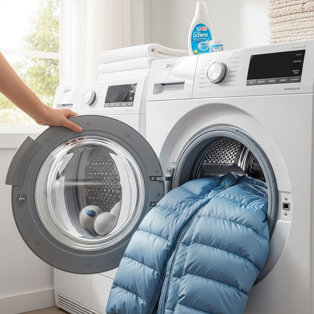 Preserve loft and softness for lasting warmth in every cold-weather favorite.