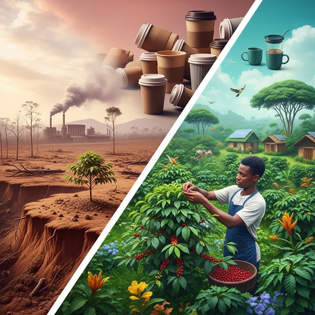 The journey of coffee from bean to cup highlights the real environmental cost—and the power individuals have to drive sustainable change.
