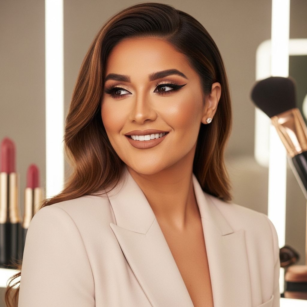 How Huda Kattan’s personal story, digital savvy, and commitment to inclusivity revolutionized beauty culture.