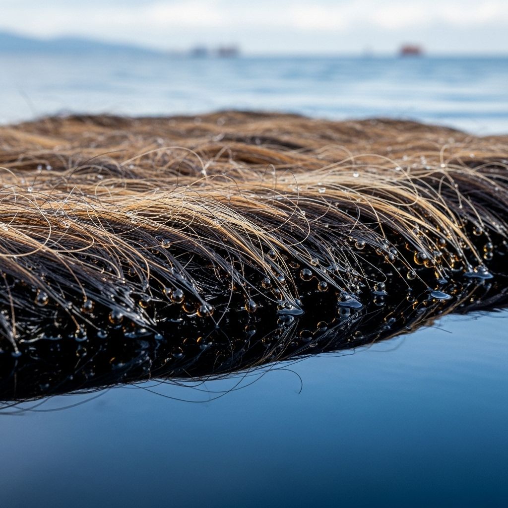 How human hair mats and booms are changing the future of oil spill cleanup efforts globally.