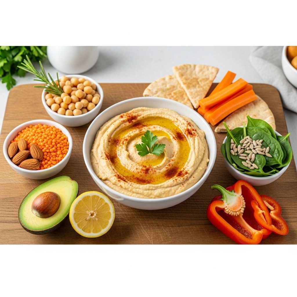 Hummus: Powerful Health Benefits, Nutrition, Side Effects, and More A creamy blend of wholesome ingredients that aid digestion and promote heart health.