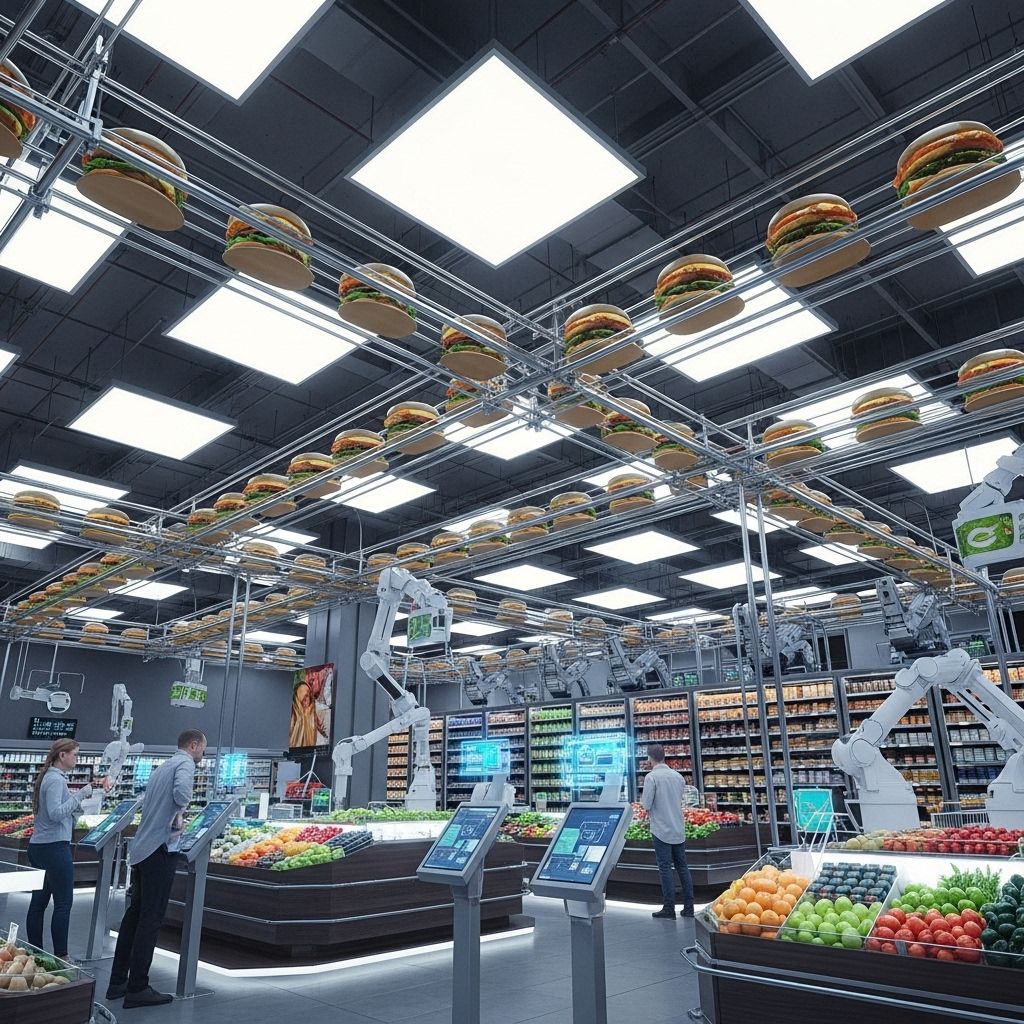 Hyperburgers: The Radical Vision Transforming How We Shop for Food Hyperburgers reimagines the modern supermarket as a community-driven hub where citizens share, barter, and co-create a sustainable food system.