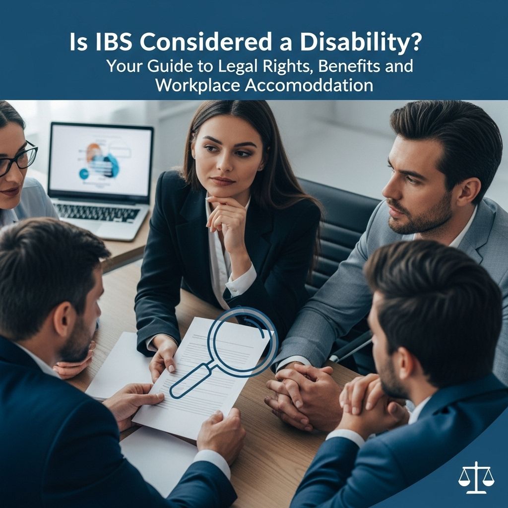 Understand when IBS may qualify as a disability, how to apply for benefits, and your legal rights and workplace accommodations.