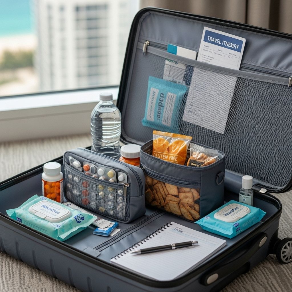 Expert tips and a comprehensive checklist to help you travel confidently with Irritable Bowel Syndrome (IBS), minimizing flare-ups and reducing stress.