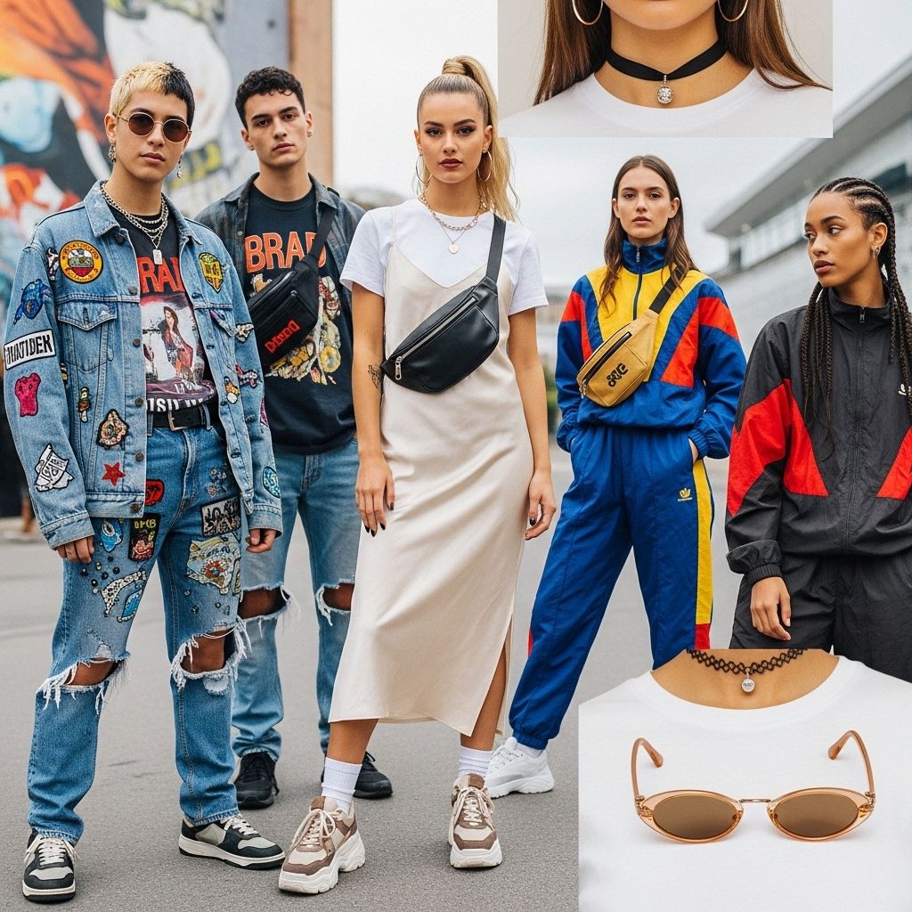 Rediscover 23 essential '90s fashion trends, from spaghetti straps to bucket hats, and how they’re inspiring style in 2025.