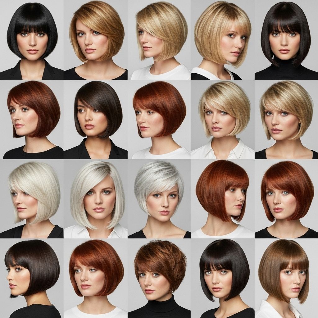 Explore the definitive guide to every bob haircut trend, from classic chin-length to bold modern styles—see how real people wear them!