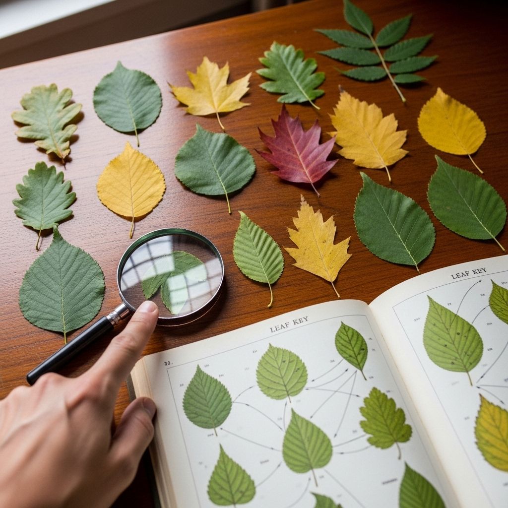 Unlock the secrets of tree identification with detailed leaf keys and essential field techniques.