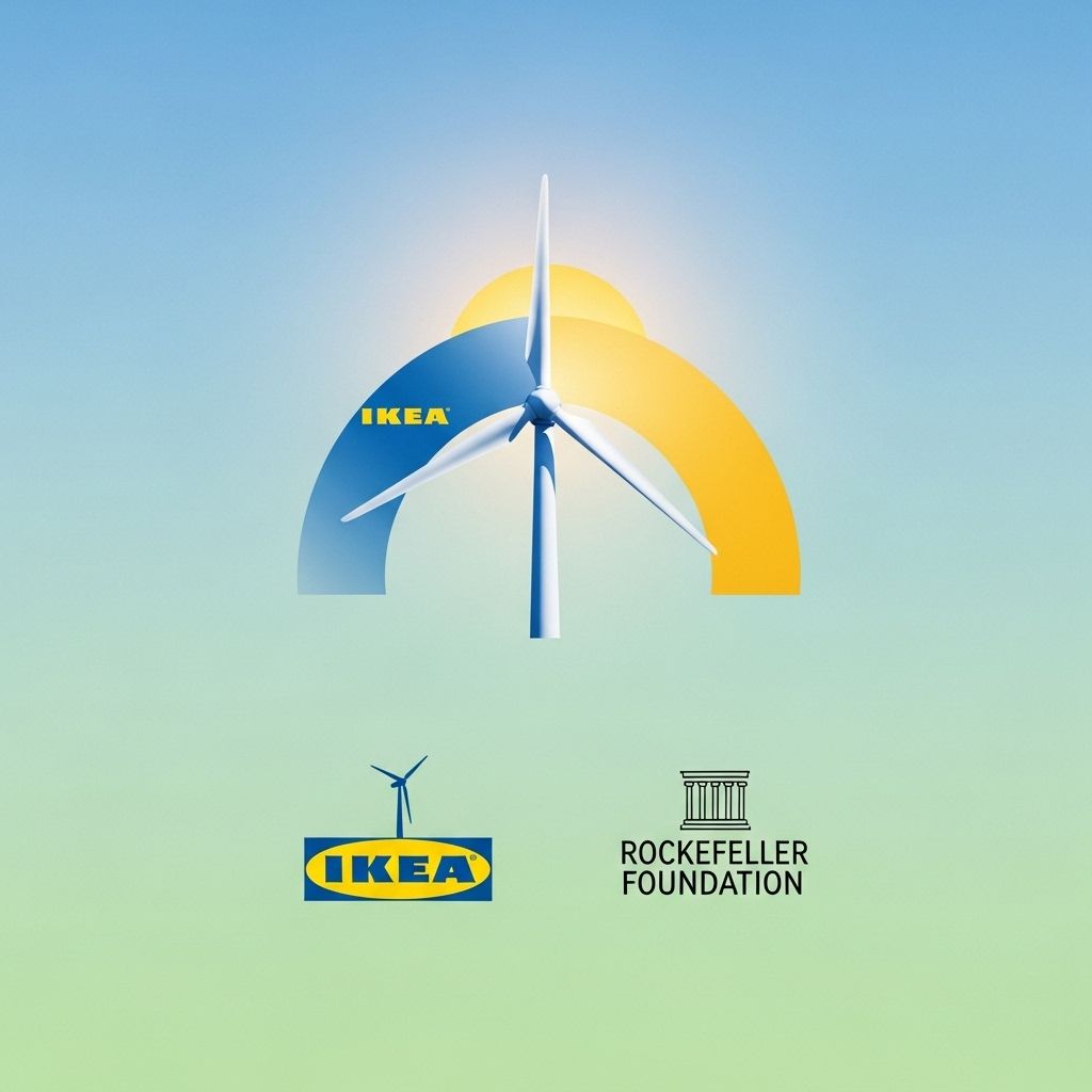 IKEA and Rockefeller Foundations Launch $1B Renewable Energy Fund Uniting global efforts for clean energy and fighting energy poverty through a billion-dollar commitment to emerging economies.