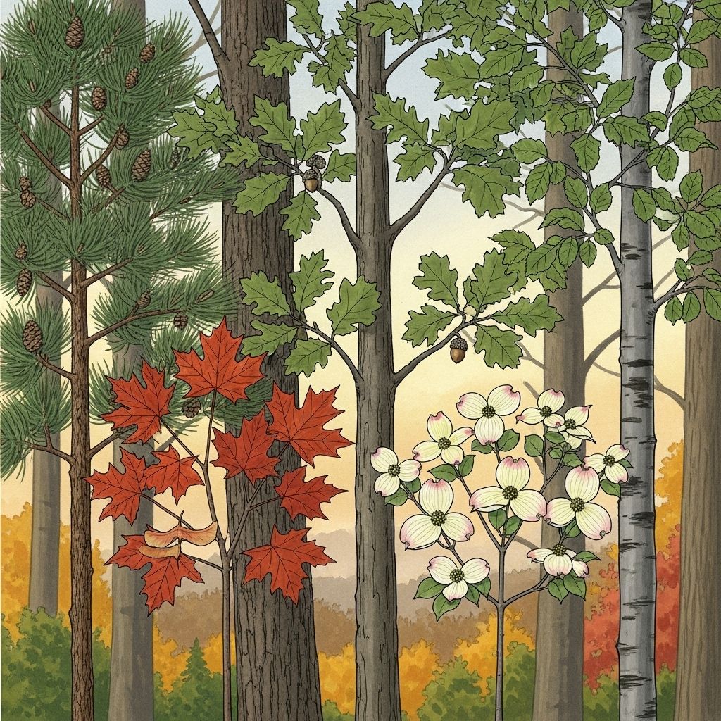 Discover the unique features, ecology, and cultural significance of iconic trees native to the eastern United States.