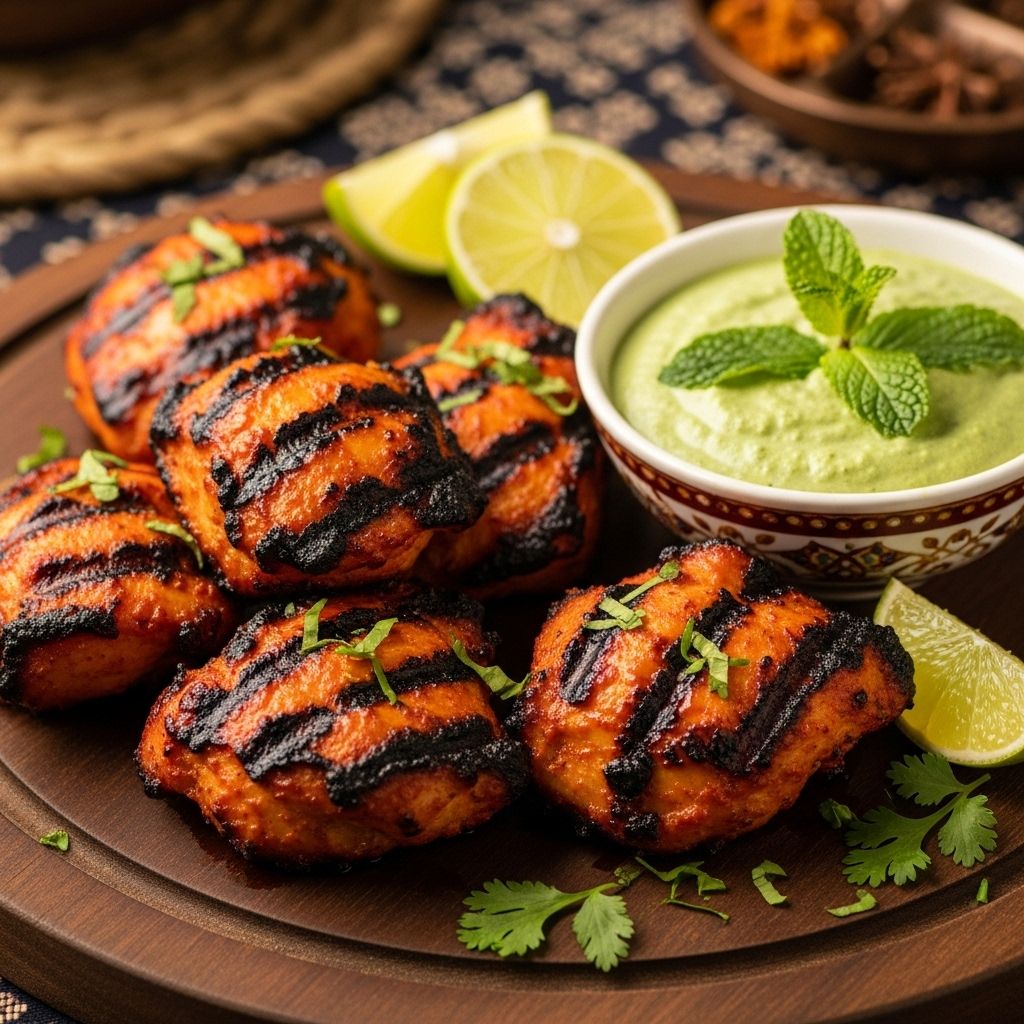 Milk and yogurt tenderize meat while traditional spices infuse smoky, savory juiciness.