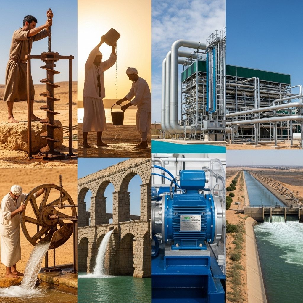 Discover five innovative methods by which humanity has harnessed technology and nature for water transportation across history.