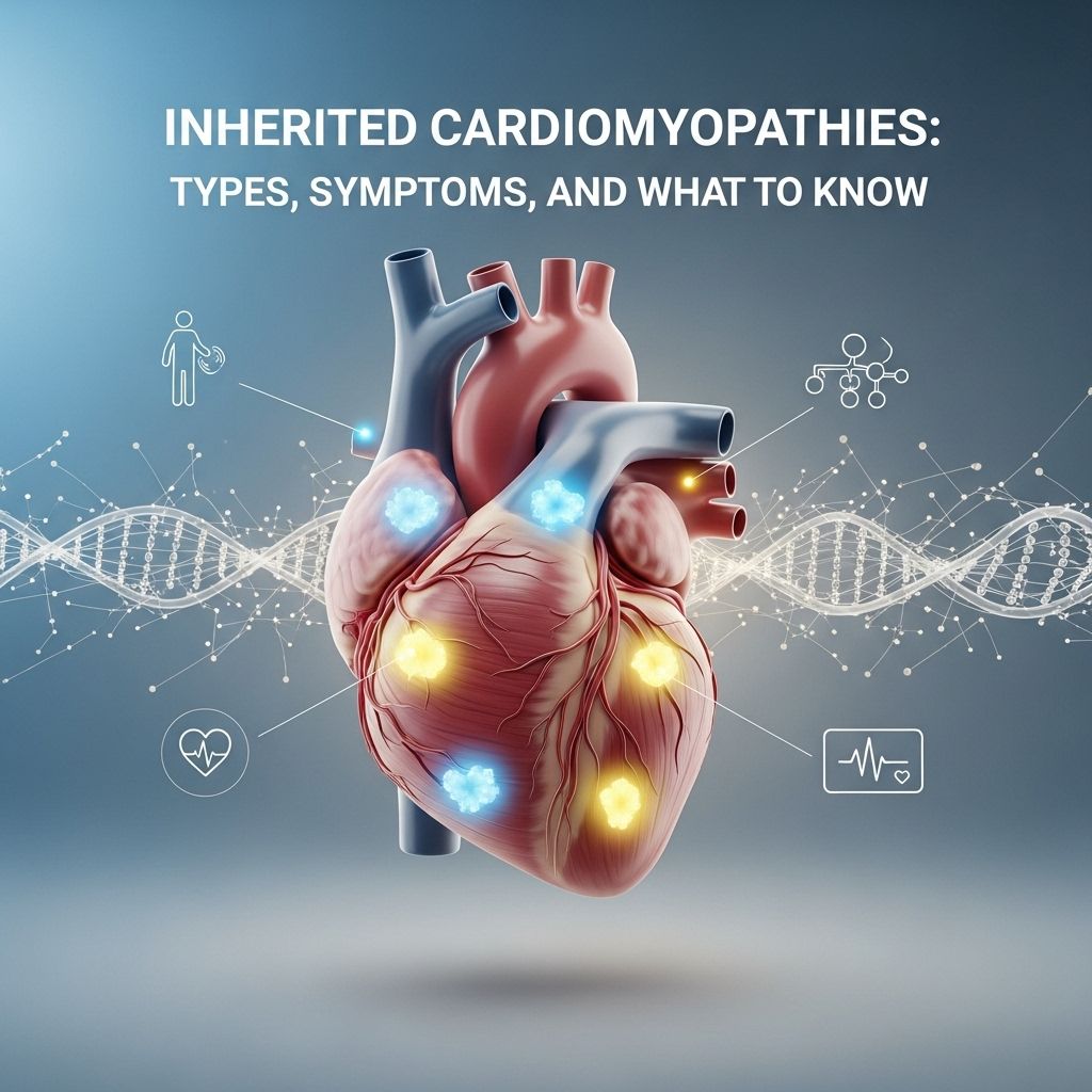 Understand the causes, symptoms, diagnosis, and treatment options for inherited cardiomyopathies to better manage genetic heart diseases.