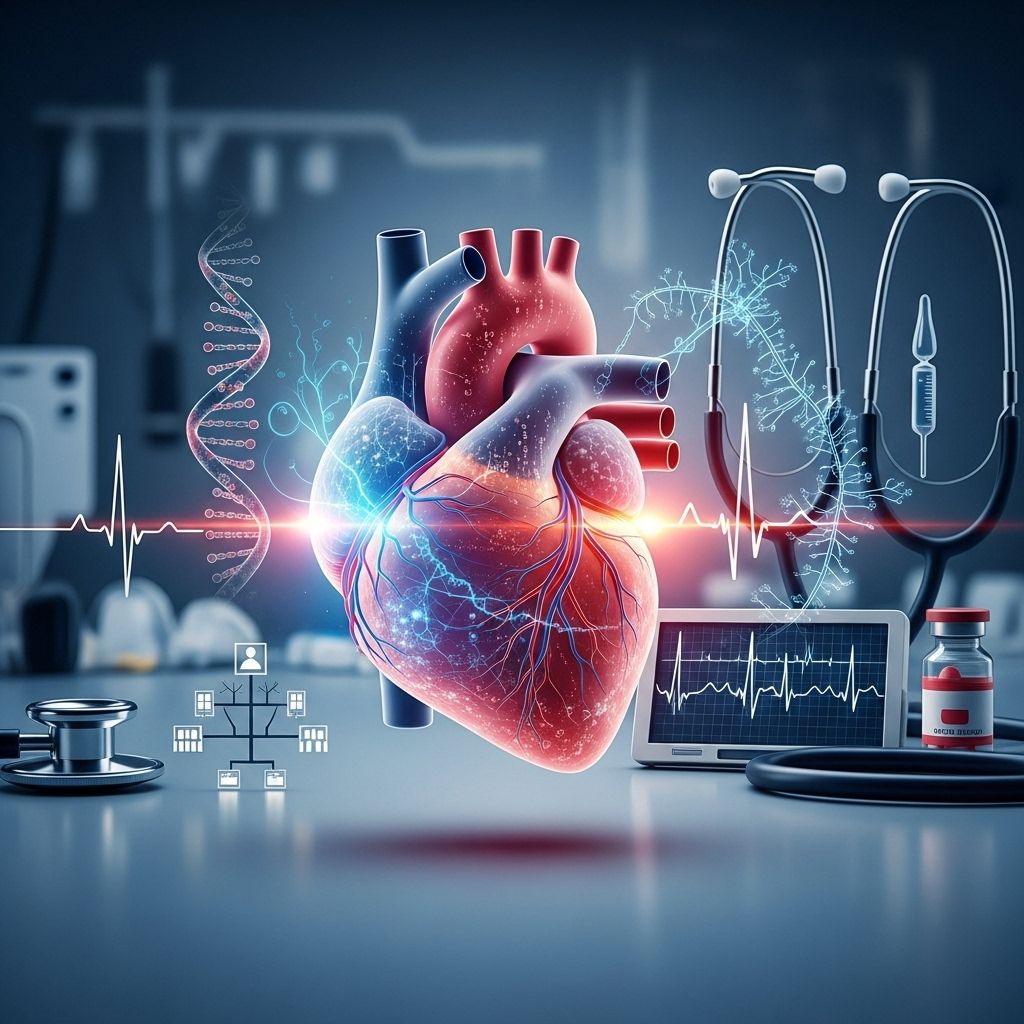 A comprehensive guide to the most common inherited heart diseases, their symptoms, causes, diagnosis, and treatment options.