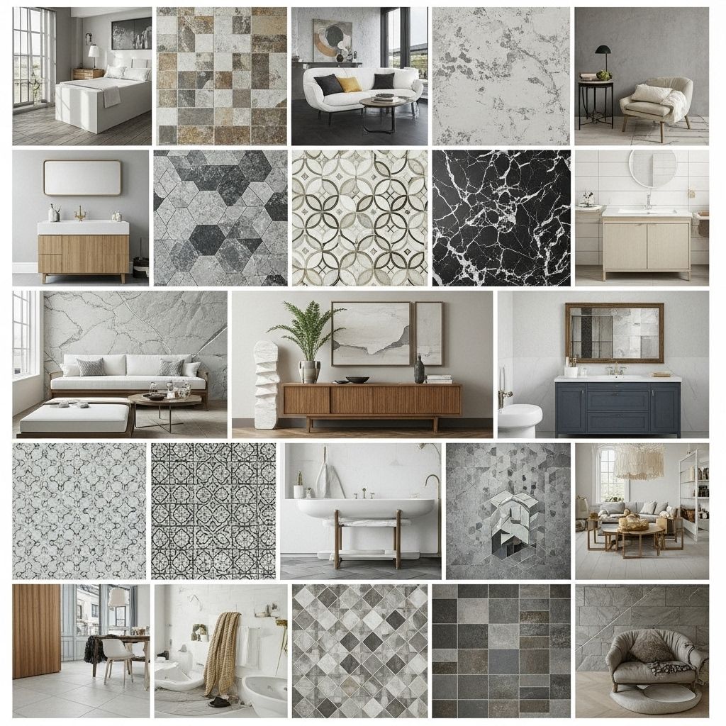 Durable surfaces add color, texture, and style to kitchens, baths, and unexpected nooks.