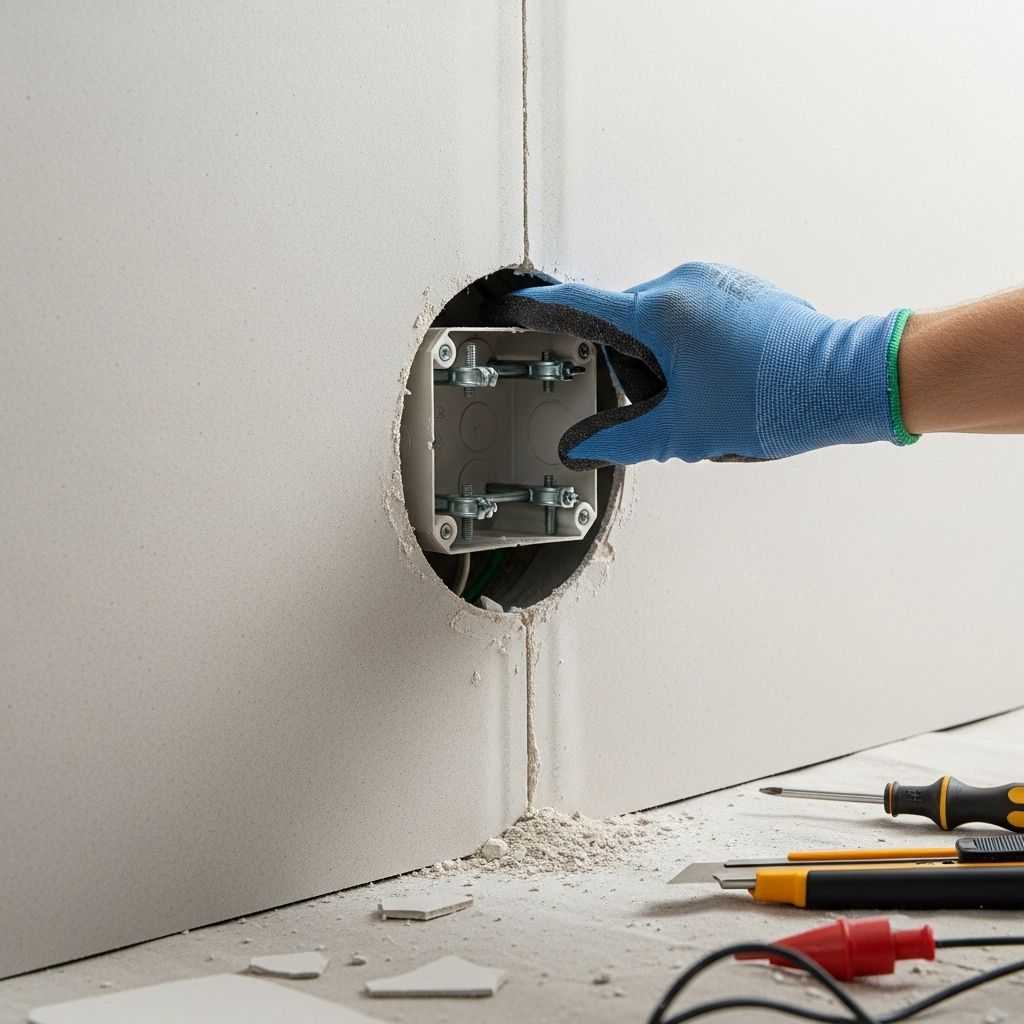 Accurate cuts and secure fittings pave the way for reliable wiring and safe power access.