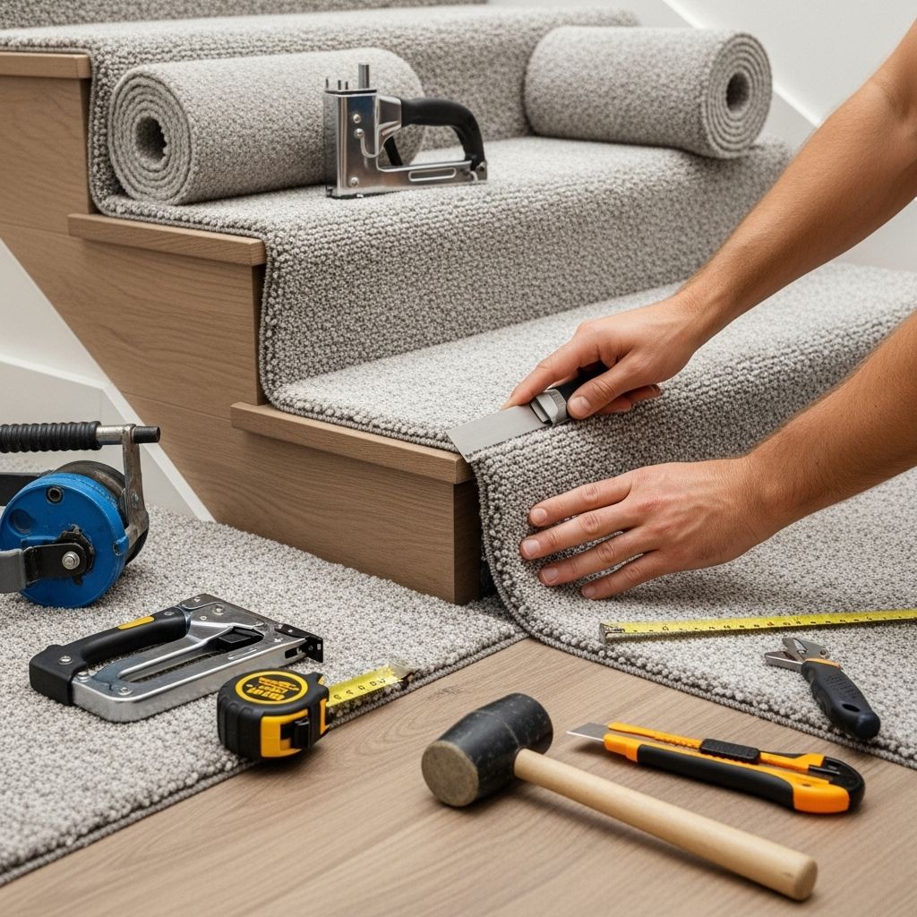 Thorough prep, pattern matching and expert stretching ensure a flawless finish underfoot.