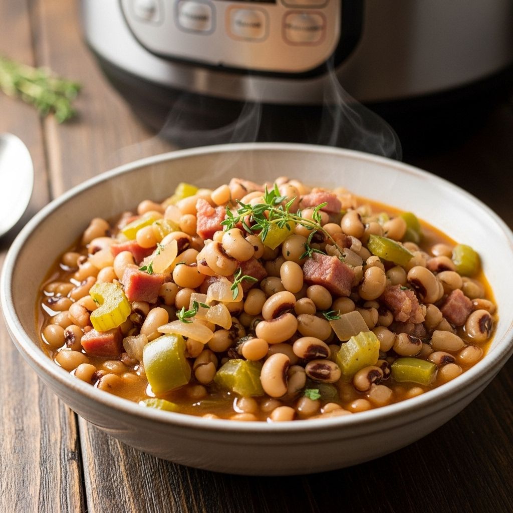 A quick, fuss-free legume dish that elevates weeknight meals with rich, comforting flavor.