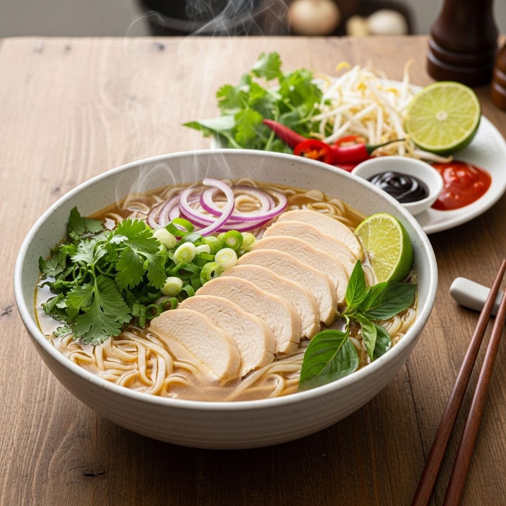 Create aromatic, deeply flavorful Vietnamese chicken pho in under an hour using the magic of your Instant Pot and a handful of whole-food ingredients.