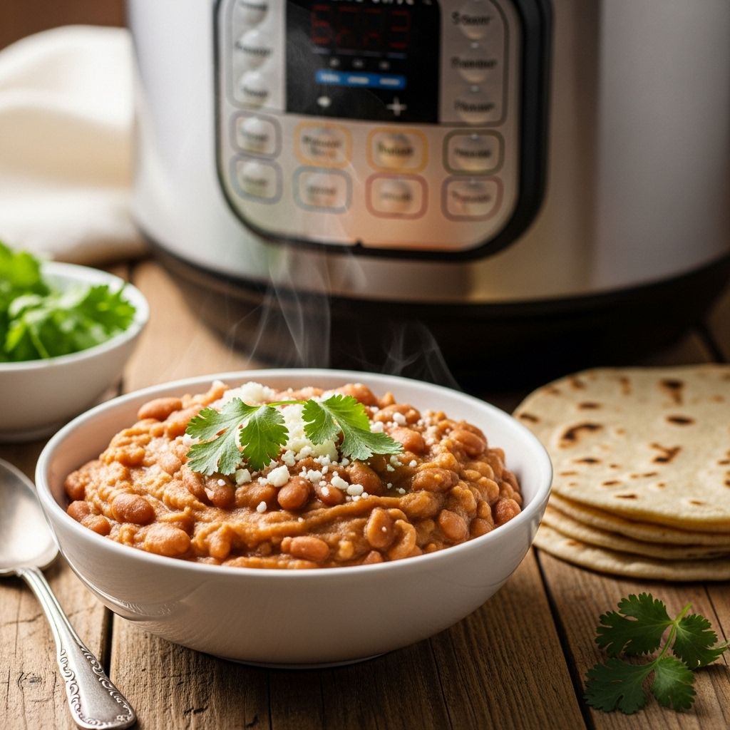 This approach turns dried legumes into a silky spread perfect for tacos, dips, and fajitas.
