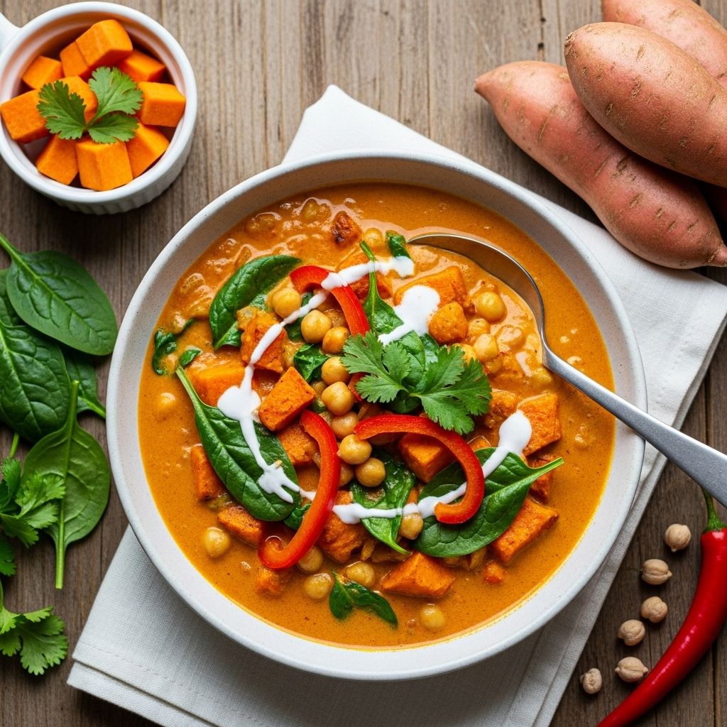 One-pot pressure cooking melds spices and veggies into a creamy, flavor-packed dish.